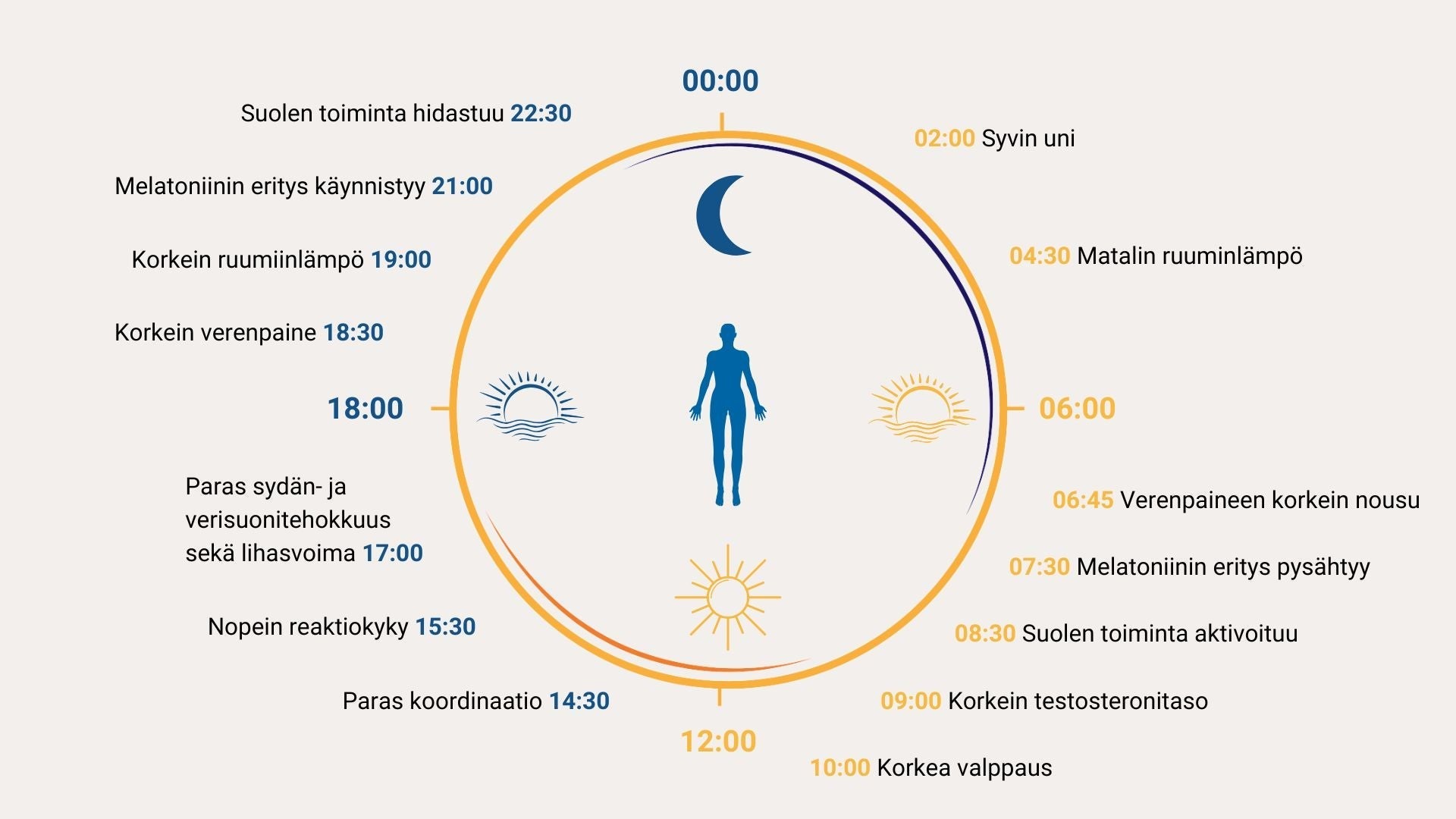 Unirytmi on tärkein hyvän unen tekijä